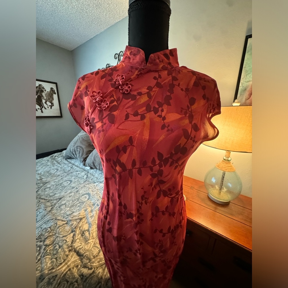 Vintage Benjamin A. Asian inspired dress